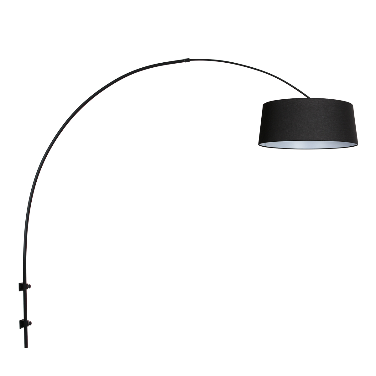 schwarzebogenwandleuchtemitschwarzemleinenschirmsteinhauersparkledlight-1