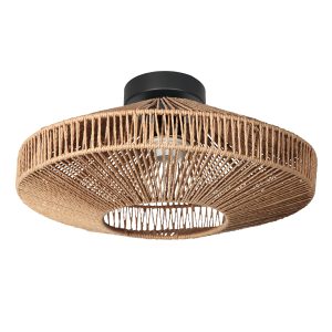 schwarzedeckenleuchtemitbreitemseilschirmsteinhauerbloeba-1