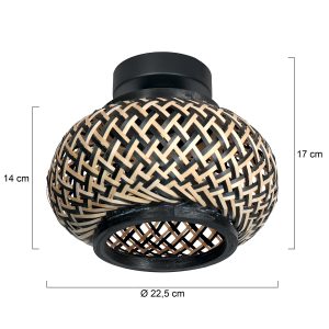 schwarzedeckenleuchtemitkleinembambusschirmsteinhauerbloeba-7