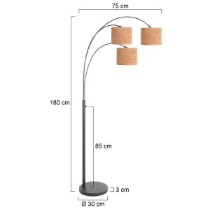 schwarzedreilichtbogenlampemitkorkschirmensteinhauersparkledlight-7