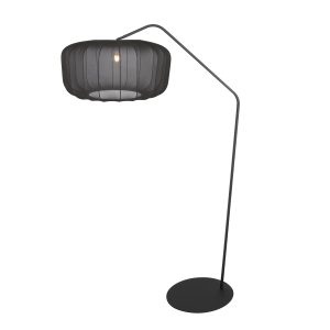 schwarzestehlampemitschwarzemstoffschirmannelightannezigzag-1