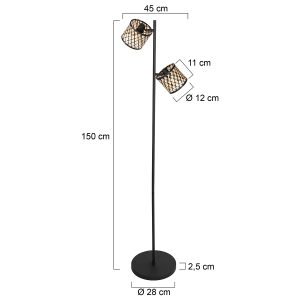 schwarzestehlampemitzweibambusschirmenmexlitesumba-7