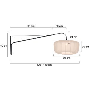 schwarzewandleuchtemitcremefarbenemschirmsteinhauerelegantclassy-7