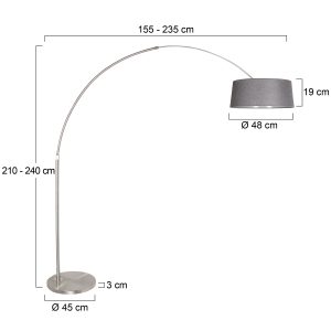 stahlfarbenebogenlampemitruhigemcremefarbenemschirmsteinhauersparkledlight-7