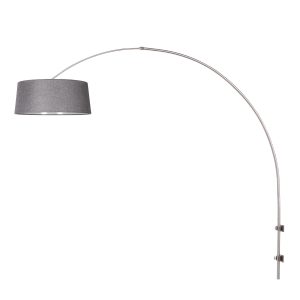 stahlfarbenebogenwandleuchtemitgrauemschirmsteinhauersparkledlight-1