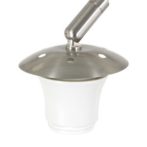 stahlfarbenebogenwandleuchtemitschwarzemschirmsteinhauersparkledlight-4