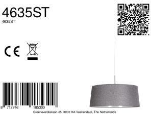 stahlfarbenependelleuchtemitgrauemleinenschirmsteinhauersparkledlight-8a