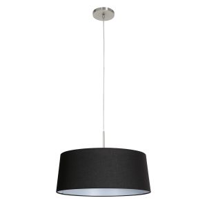 stahlfarbenependelleuchtemitschwarzemschirmsteinhauersparkledlight-1