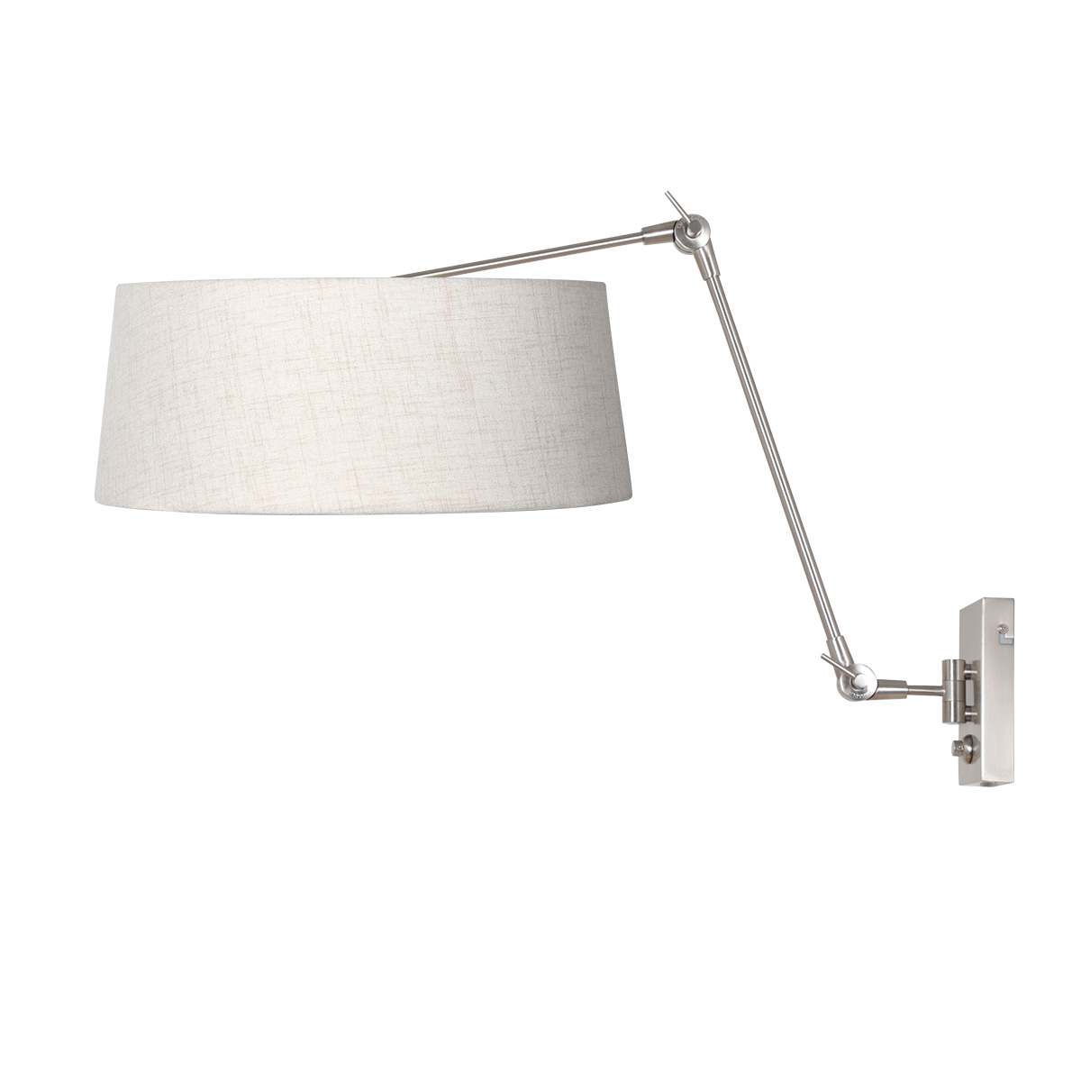 stahlfarbenewandleuchtemitcremefarbenemschirmsteinhauerprestigechic-1