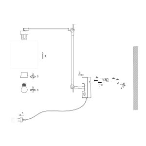 stahlfarbenewandleuchtemitschwarzemleinenschirmsteinhauerprestigechic-9