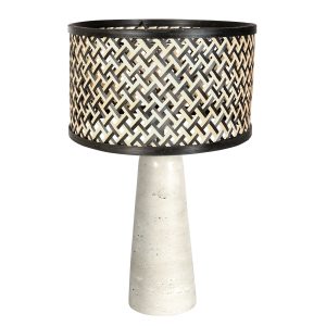 tischlampemitbambusschirmundmassivemtravertinfußannelighttravino-1