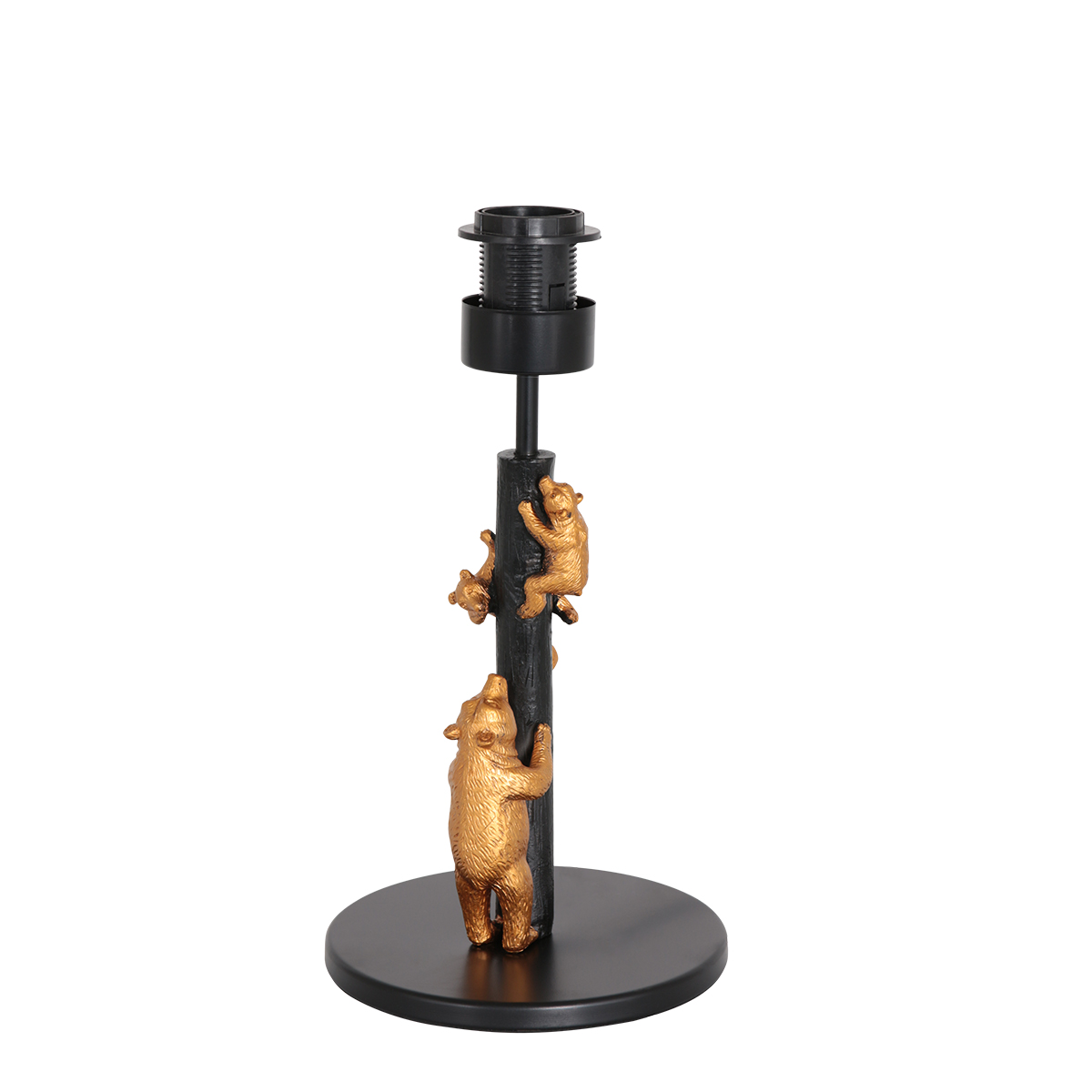 verspieltegoldschwarzetischlampemitbärchenundkorkschirmannelightanimaux-4
