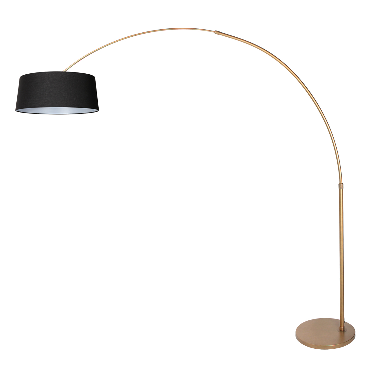 warmbronzefarbenebogenlampemitcremefarbenemleinenschirmsteinhauersparkledlight-1