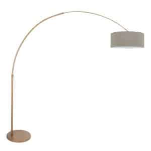 steinhauer-stehlampe-sparkledlight-bronze-metalltextil-bogenlampe-e27-4904br-1