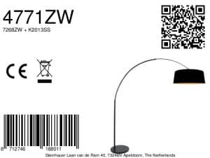 annelighting-stehlampe-curve-schwarz-metalltextil-bogenlampe-e27-4771zw-8a