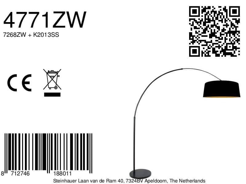 annelighting-stehlampe-curve-schwarz-metalltextil-bogenlampe-e27-4771zw-8a