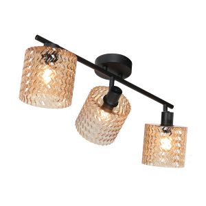 schwarzedeckenlampemitdreibernsteinfarbenenglaskappenmexliteocre-1