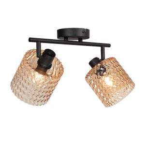 schwarzedeckenlampemitzweibernsteinfarbenenlichtpunktenmexliteocre-10