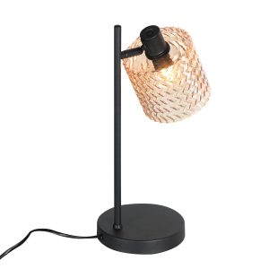 schwarzetischlampemitbernsteinfarbenemglasschirmmexliteocre-10