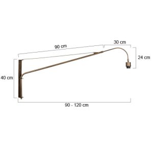 ausziehbarewandleuchtebronzeohneschirme27steinhauerelegantclassy-7