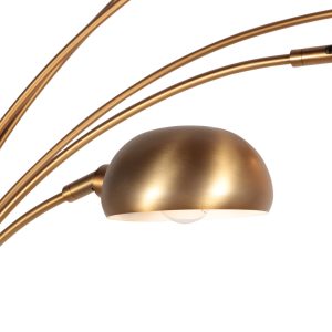 bronzene5-flammigestehlampemitmarmorfußmexlitepentra-4