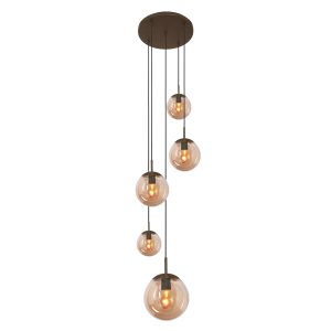 hängelampe5-flammigamberglassteinhauerbollique-10