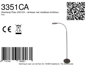 stehlampedimmbarledcacaomexliteplatu-8a