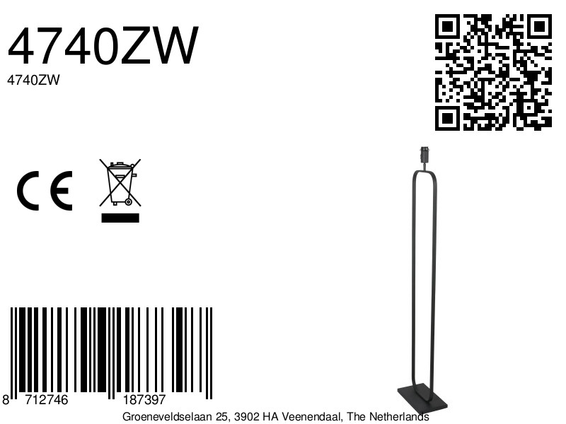 stehlampeschwarzohneschirmsteinhauerstang-8a