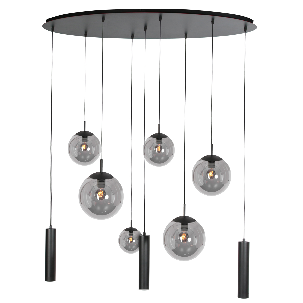 steinhauer-hängeleuchte-bollique-schwarz-glasmetall-designlampe-e27-4846zw-1
