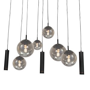 steinhauer-hängeleuchte-bollique-schwarz-glasmetall-designlampe-e27-4846zw-4