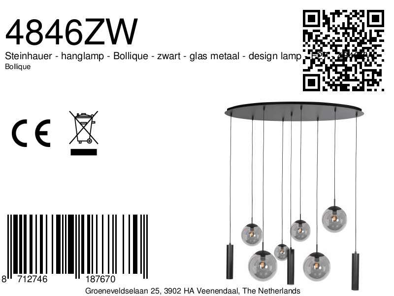 steinhauer-hängeleuchte-bollique-schwarz-glasmetall-designlampe-e27-4846zw-8a