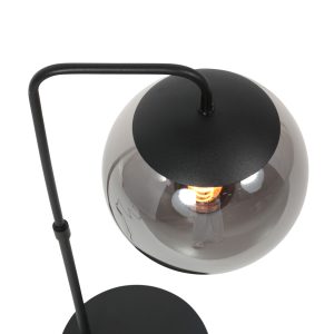 steinhauer-tischlampe-bollique-schwarz-glasmetall-schreibtischlampe-e14-4610zw-4