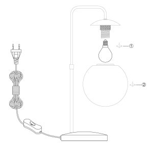 steinhauer-tischlampe-bollique-schwarz-glasmetall-schreibtischlampe-e14-4610zw-9