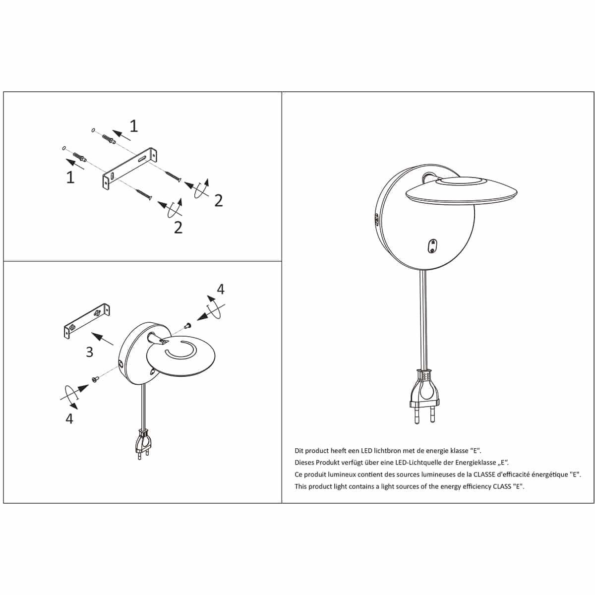 verstellbarewandleuchteausstahlmitledsteinhauerzenith2-9