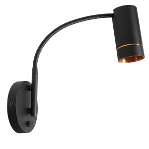 wandlampeflexibelschwarzsteinhauerdownlume-1