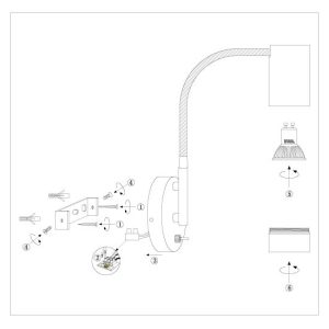 wandlampeflexibelschwarzsteinhauerdownlume-9