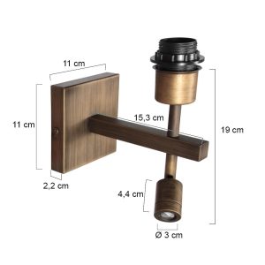 wandleuchtebronzemitleselampee27steinhauer-7