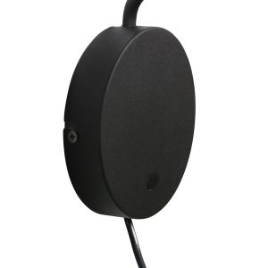 wandleuchteschwarzmitlangenschwenkarmsteinhauersoleil2-5