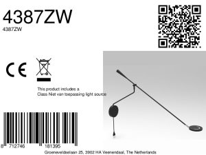 wandleuchteschwarzmitlangenschwenkarmsteinhauersoleil2-8a