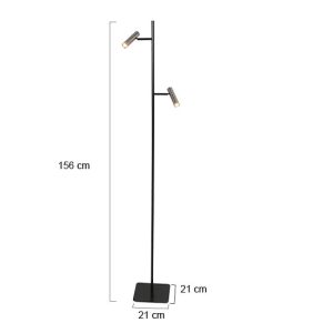 zweiflammigestehlampeschwarzmitstahldetailsmexlitelumo-7