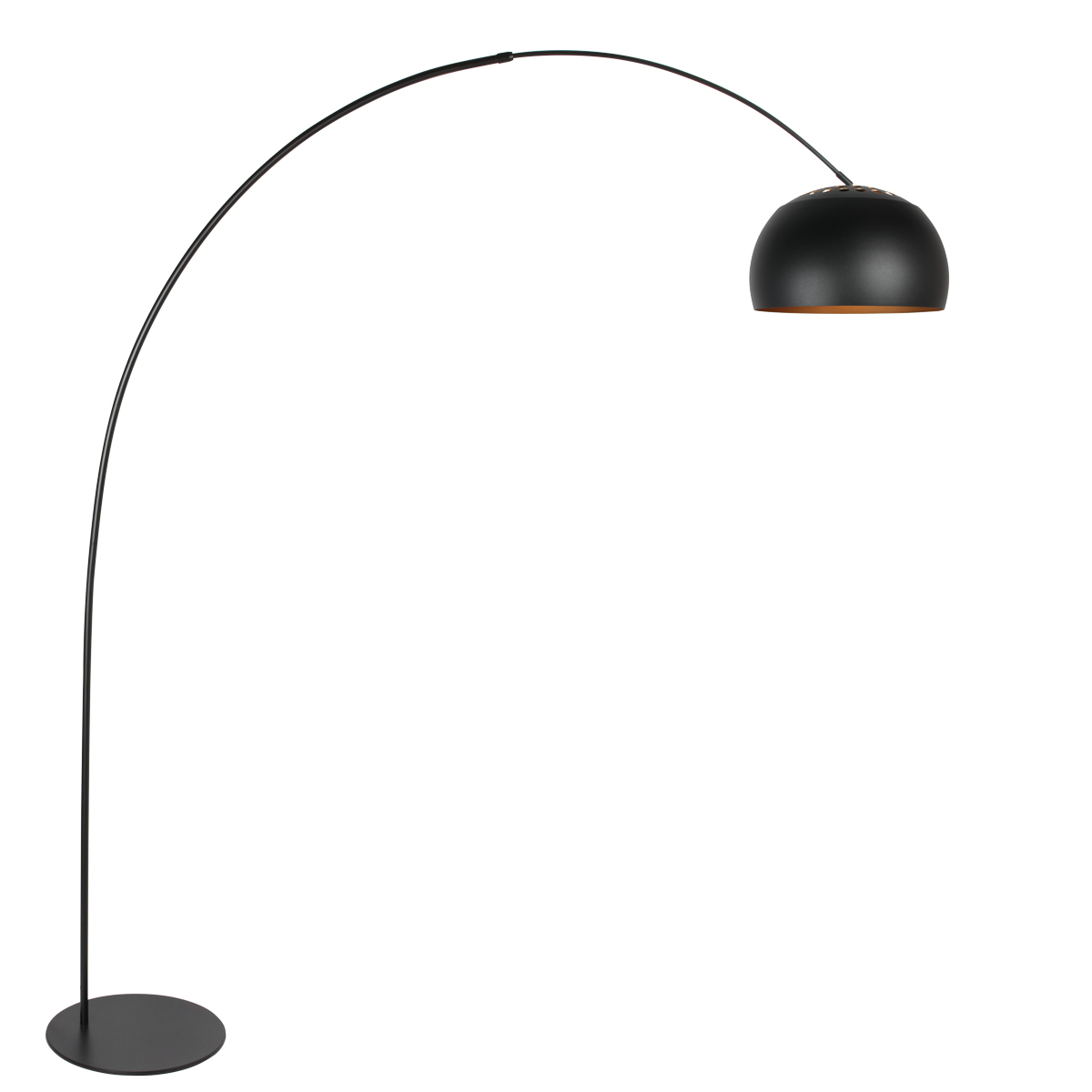 bogenlampeschwarzmitschwarz-goldenemlampenschirmannelightingcurve-1