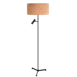 steinhauer-stehlampe-stang-schwarz-metalltextil-ø40cm-led_e27-4833zw-1