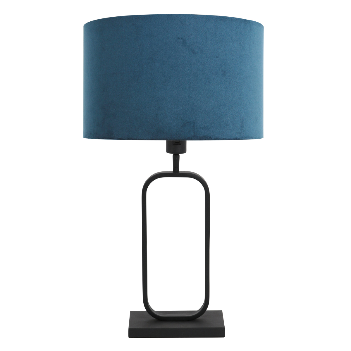 steinhauer-tischlampe-stang-schwarz-metallveloursstoff-nachttischlampe-e27-4812zw-1