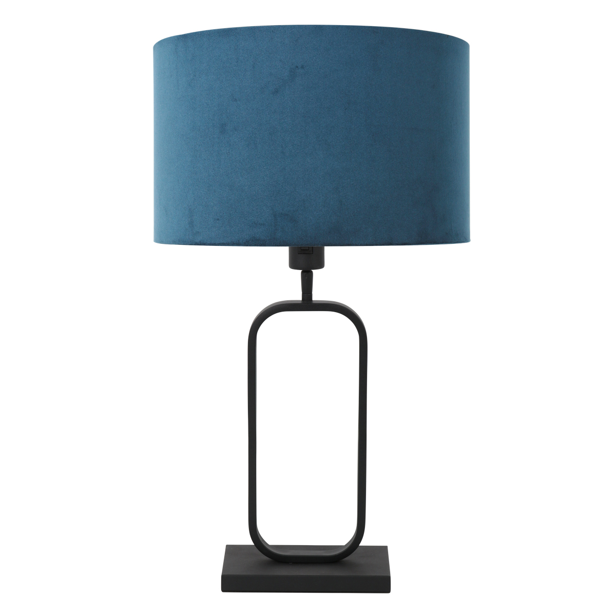 steinhauer-tischlampe-stang-schwarz-metallveloursstoff-nachttischlampe-e27-4812zw-1