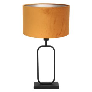 steinhauer-tischlampe-stang-schwarz-metallveloursstoff-ø47cm-e27-4808zw-1