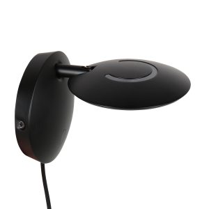 steinhauerexclusive-wandleuchte-zenith2-schwarz-kunststoffmetall-ø15cm-led-4396zw-1