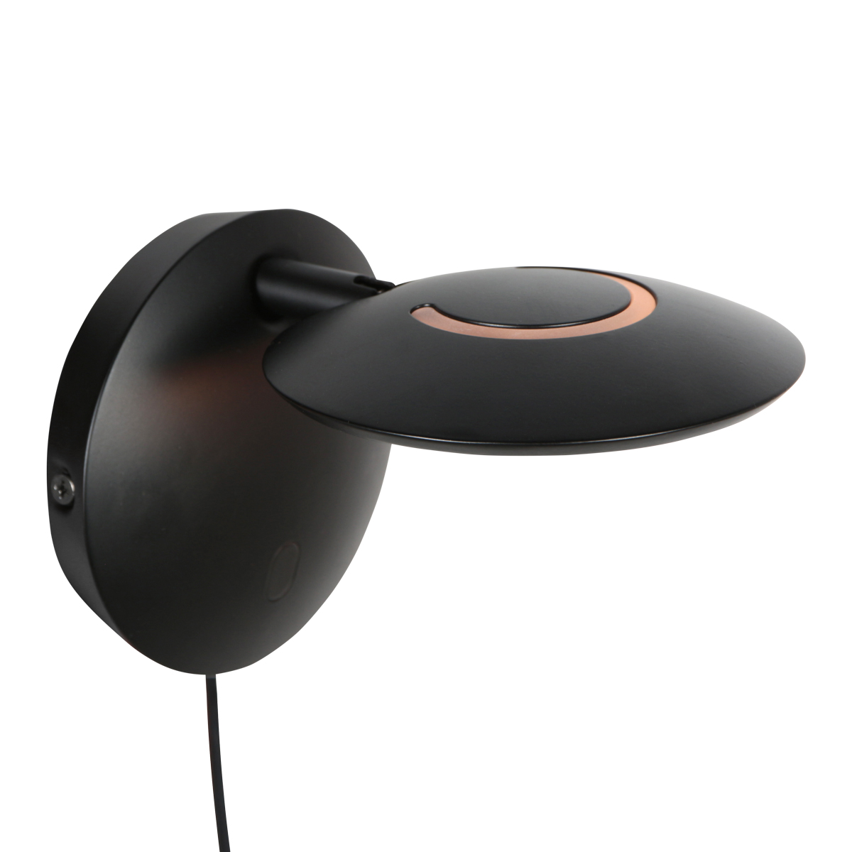 steinhauerexclusive-wandleuchte-zenith2-schwarz-kunststoffmetall-ø15cm-led-4396zw-1