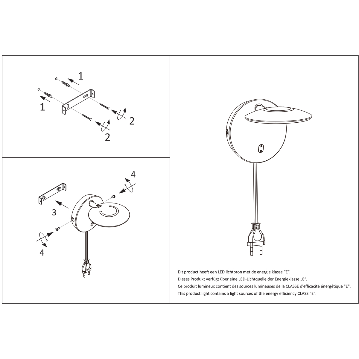 steinhauerexclusive-wandleuchte-zenith2-schwarz-kunststoffmetall-ø15cm-led-4396zw-9