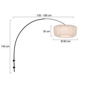 schwarzebogenwandleuchtemitbeigemlampenschirmsteinhauervella-lino-7