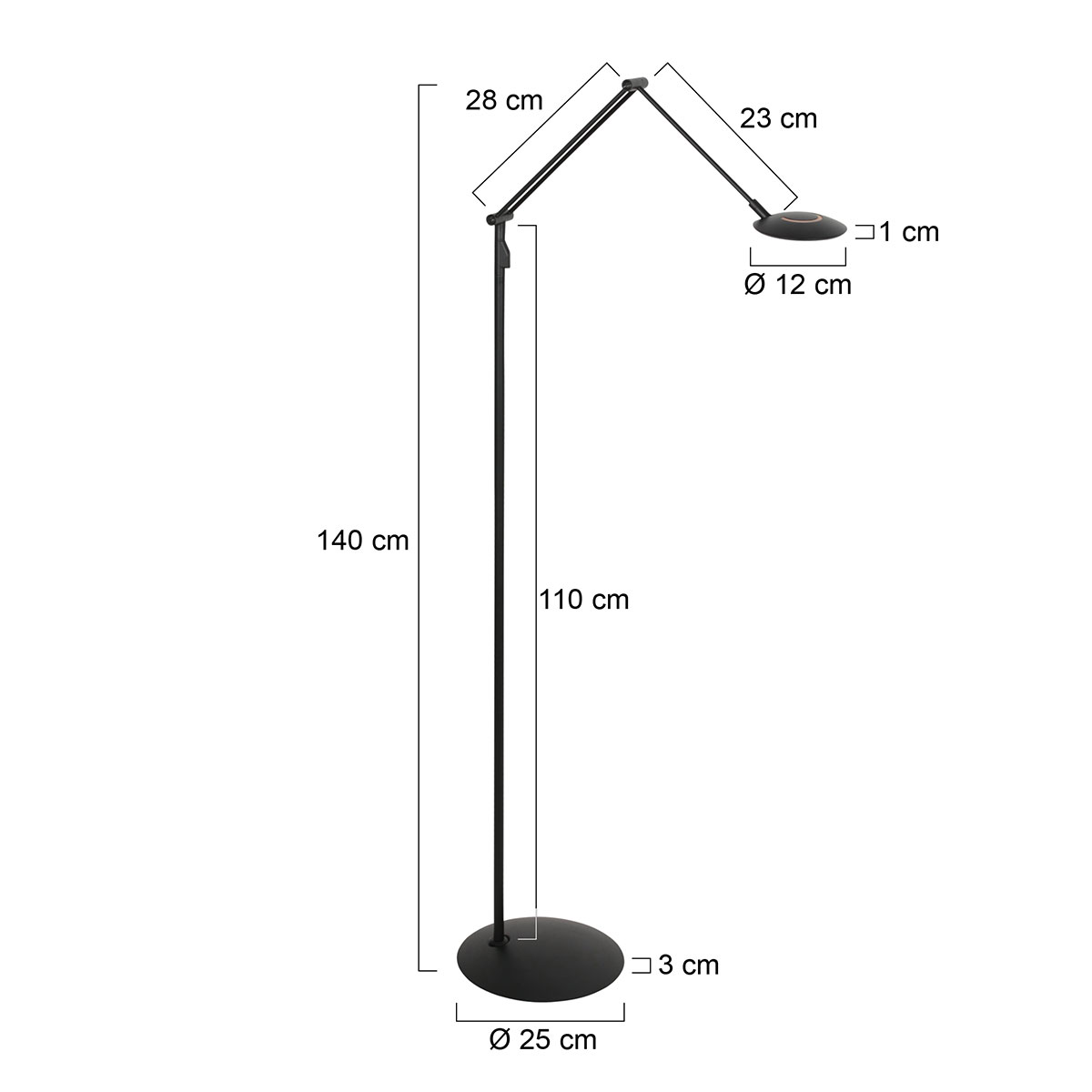 stehlampemitverstellbaremledlichtsteinhauerzenith-7